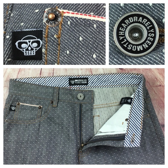 ☮️Men’s Mostly Heard Rarely Seen Selvedge denim - Picture 4 of 8